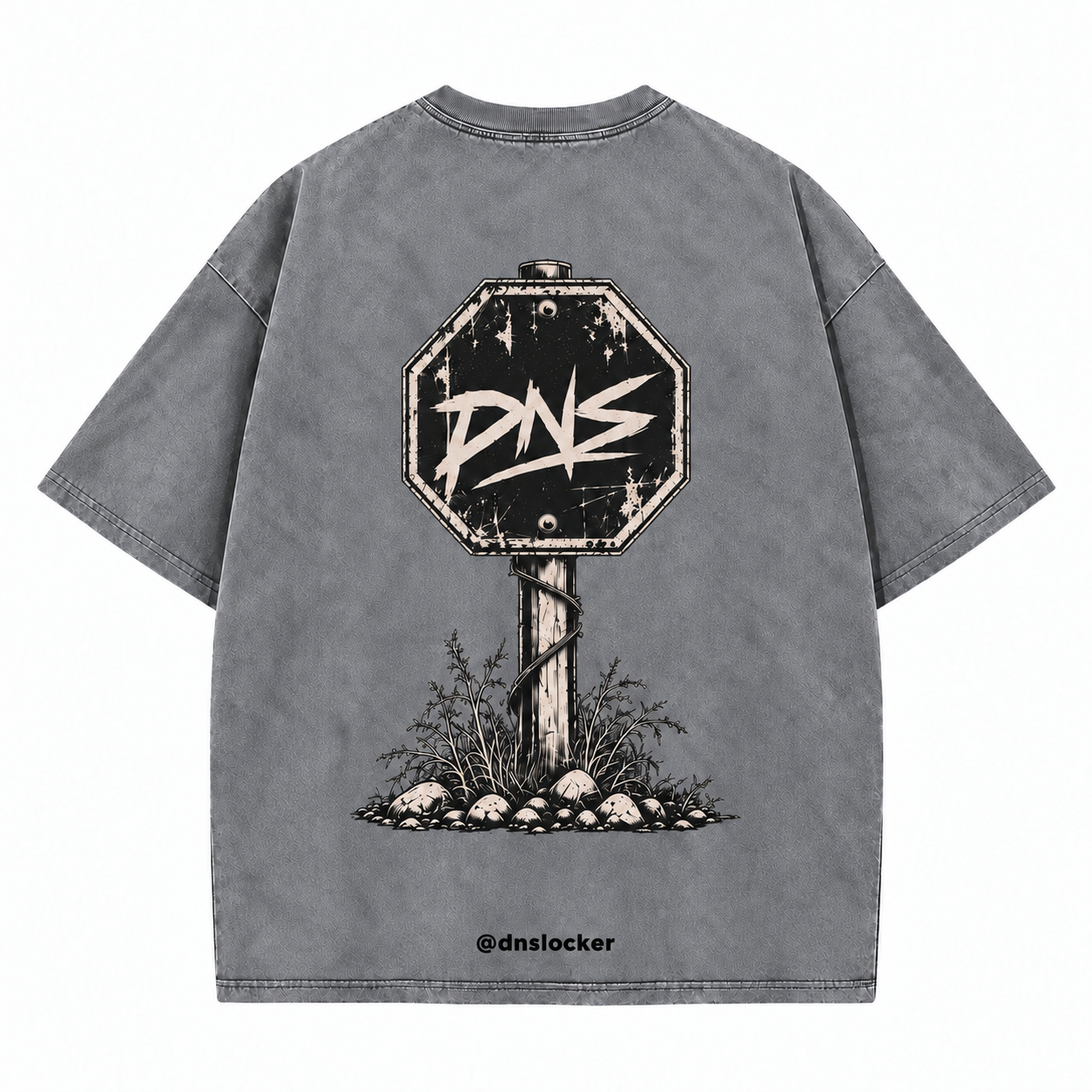 Route-Tee — Coastal Fog — back